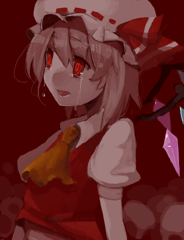 mamepon red_eyes tears touhou