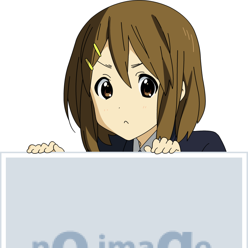 1girl brown_eyes brown_hair hirasawa_yui k-on! mugen_ouka no_image pixiv school_uniform short_hair solo