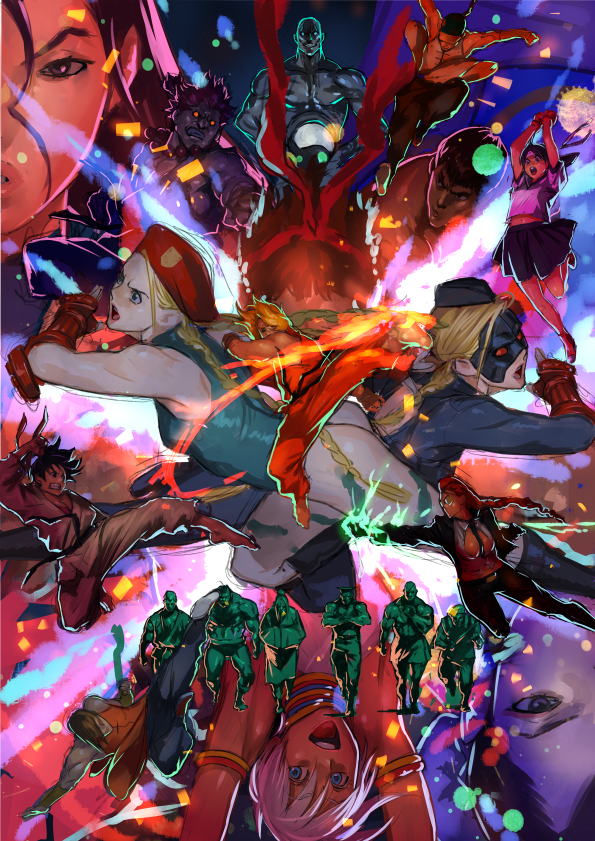 6+boys 6+girls abel_(street_fighter) armband ass bald barefoot baseball_cap beads beret between_breasts blue_eyes bodysuit braid breasts brown_hair cammy_white chun-li close-up collar commentary_request crimson_viper dark_skin decapre dougi electricity elena_(street_fighter) eyepatch fei_long fire formal gauntlets gen_(street_fighter) glasses gloves glowing glowing_eyes gouki guile hat headband jewelry karate_gi kasugano_sakura ken_masters large_breasts long_hair makoto_(street_fighter) mana30row mask mohawk multiple_boys multiple_girls necklace necktie necktie_between_breasts open_clothes pant_suit purple_hair redhead rolento rose_(street_fighter) ryuu_(street_fighter) sagat school_uniform seth_(street_fighter) short_hair shorts small_breasts street_fighter suit swim_briefs topknot upside-down violet_eyes white_hair yang_lee yun_lee zangief