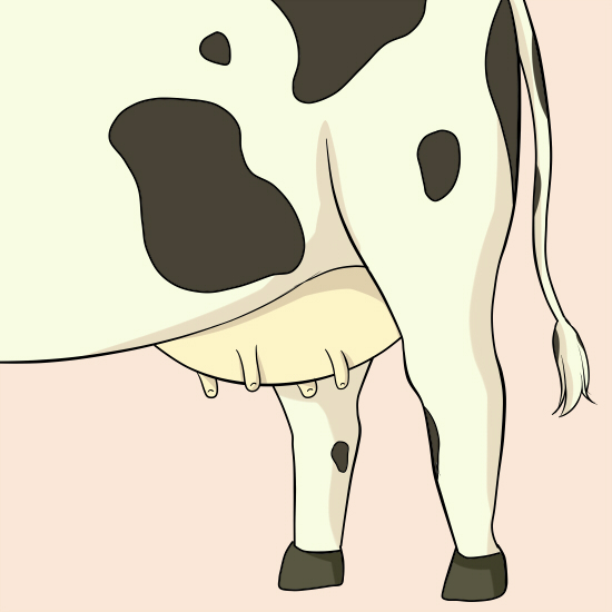 comic cow love_live!_school_idol_project no_humans shiitake_nabe_tsukami simple_background