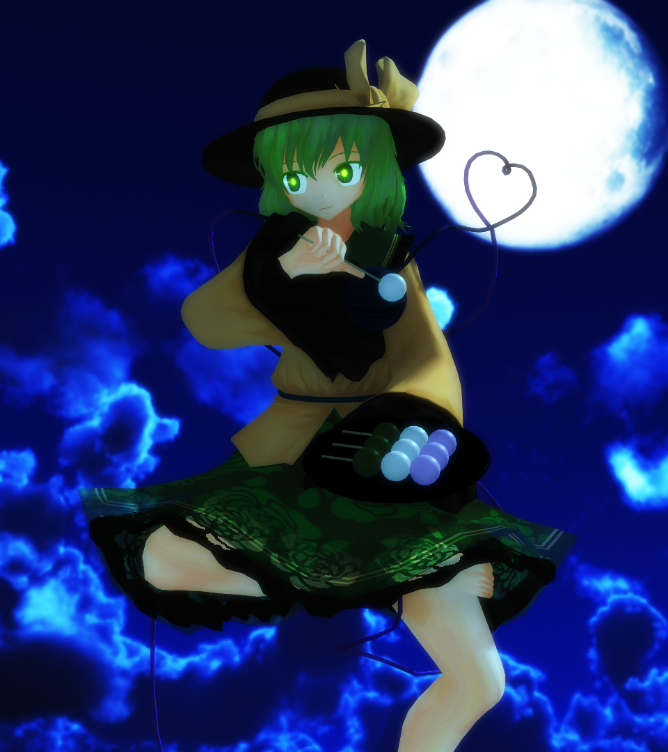 3d furui komeiji_koishi mikumikudance touhou