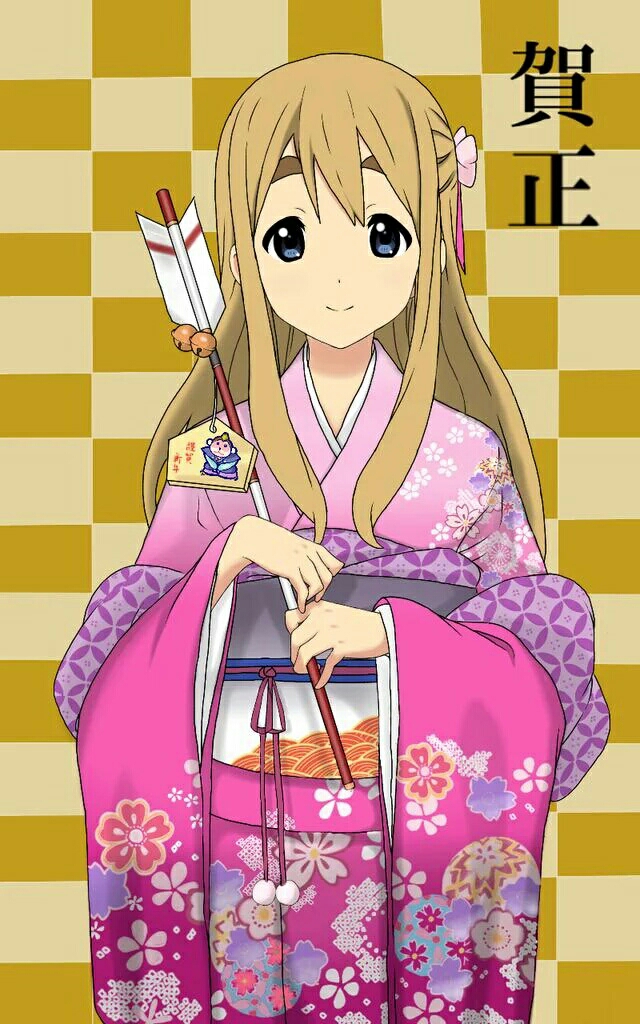 k-on! kotobuki_tsumugi new_year tagme