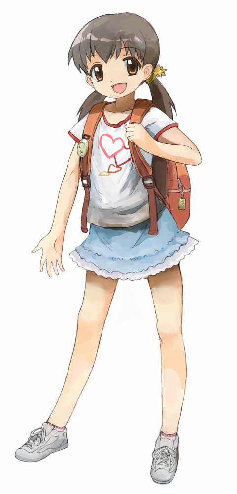 bad_id bag black_hair brown_eyes child legs nyama original short_hair twintails