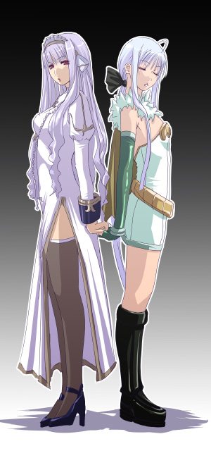 alchemist alternate_color back-to-back back_to_back boots high_heels mr.romance priest priest_(ragnarok_online) priestess ragnarok_online shoes side_slit thigh-highs thighhighs whitemaria zettai_ryouiki