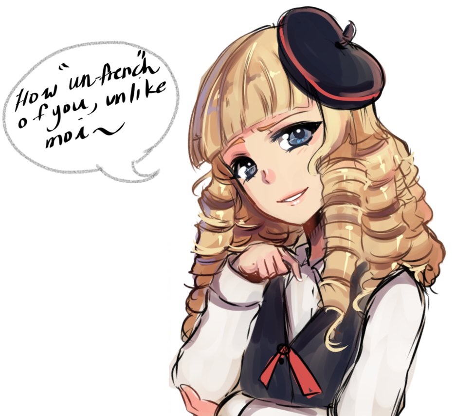 angela_anaconda beret blonde_hair blue_eyes french nanette_manoir ringlets ryuuthelazybunny