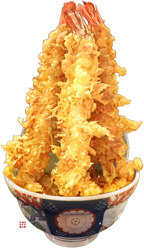 bowl food momiji_mao tagme tempura