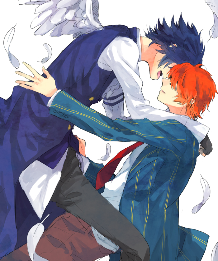 gomi_chiri ichinose_tokiya ittoki_otoya red_eyes red_hair uta_no_prince-sama