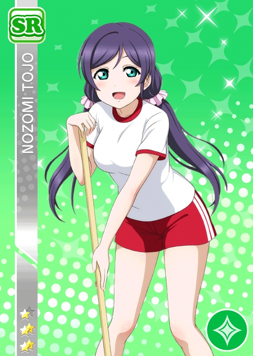 bloomers blush character_name green_eyes long_hair love_live!_school_idol_festival love_live!_school_idol_project low_twintails mop smile toujou_nozomi twintails violet_hair