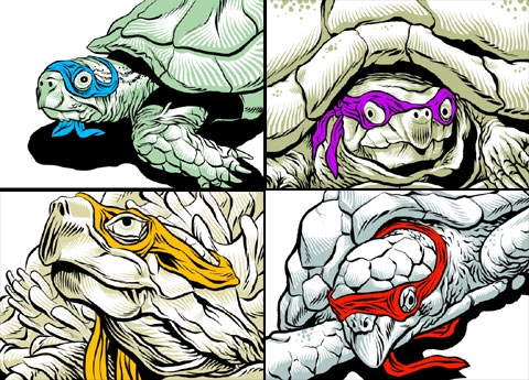 donatello leonardo lowres michelangelo parody raphael realistic teenage_mutant_ninja_turtles turtle