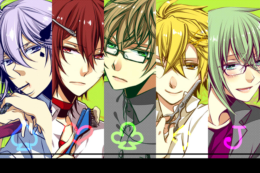 amnesia_(idea_factory) blonde_hair ikki_(amnesia) kent_(amnesia) shin_(amnesia) toma_(amnesia) ukyou_(amnesia) yamika yellow_eyes