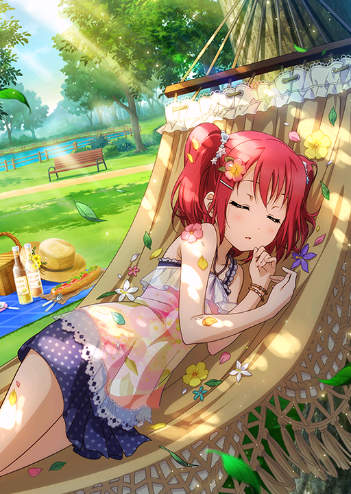 brown_hair closed_eyes kurosawa_ruby love_live! love_live!_sunshine!! short_hair sleep