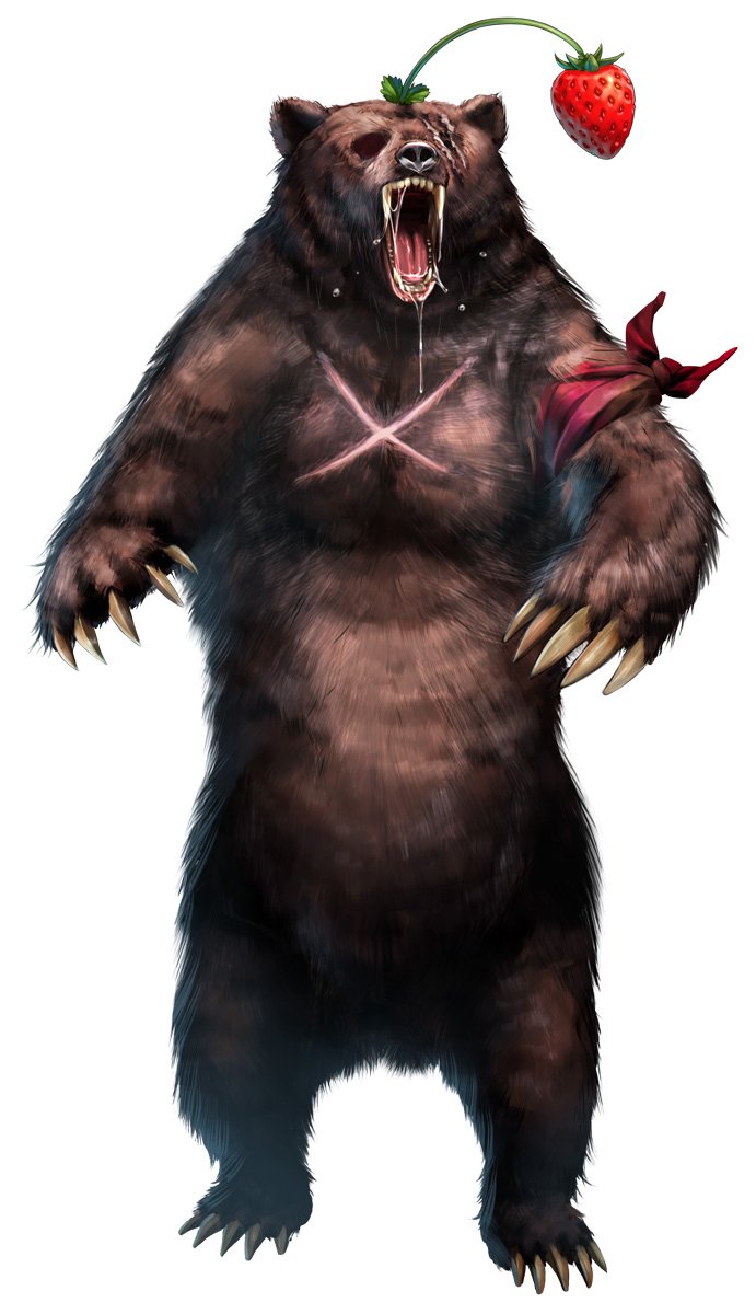 animal bear character_request claws fangs fur open_mouth saliva solo taimanin_asagi taimanin_asagi_battle_arena what when_you_see_it