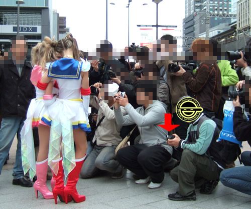 bishoujo_senshi_sailor_moon censored cosplay japan model multiple_girls outside photo sailor_moon