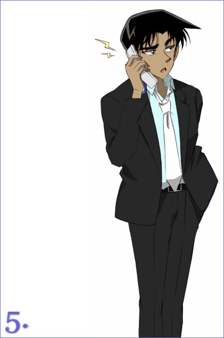 black_hair hattori_heiji meitantei_conan necktie short_hair suit