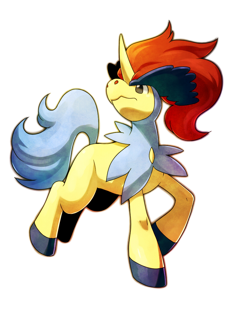 10s horn horse keldeo no_humans pokemon pokemon_(creature) pokemon_(game) pokemon_bw ryanpei simple_background solo tail unicorn white_background