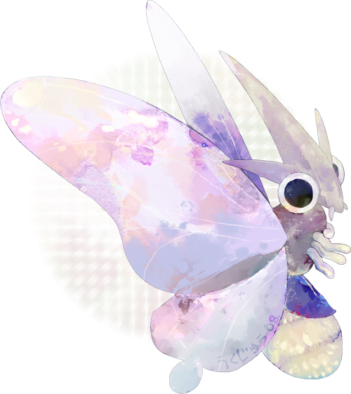 no_humans pokemon solo suiiro ukujyu venomoth wings