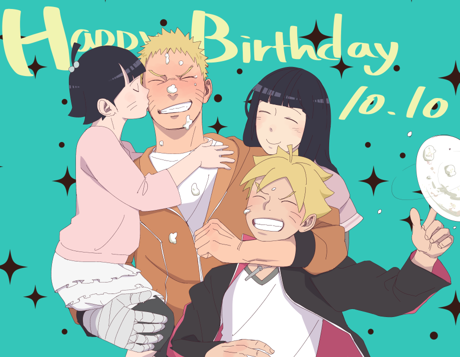 2boys 2girls age_difference blonde_hair family food hyuuga_hinata itto_(mentaiko) multiple_boys multiple_girls naruto tagme uzumaki_boruto uzumaki_himawari uzumaki_naruto