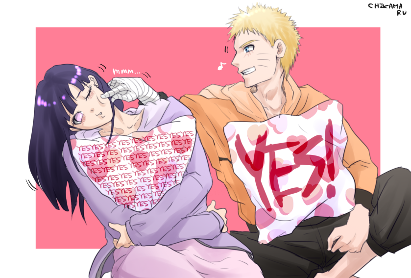 1boy 1girl chikamaru english hyuuga_hinata naruto naruto:_the_last pillow poke spiky_hair uzumaki_naruto whiskers