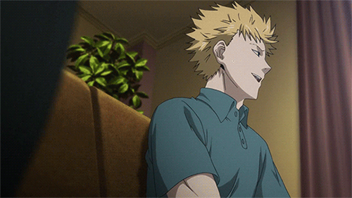 1boy 1girl animated animated_gif ass blonde_hair bouncing_breasts breasts indoors jormungand lutz screencap sitting sofia_valmer