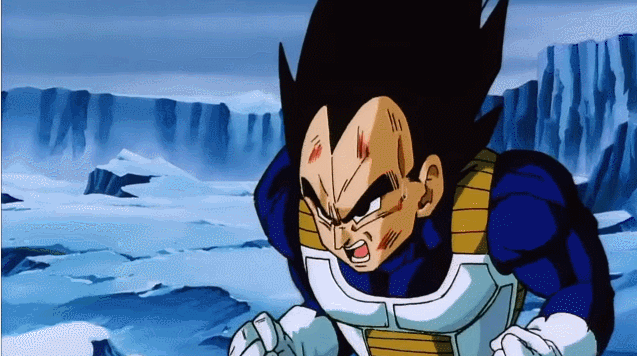 2boys 90s android android_13 angry animated animated_gif armor backbreaker black_hair blue_skin blue_sky boots clenched_teeth dragon_ball dragonball_z earrings frown glacier gloves grabbing grin jewelry kicking male_focus multiple_boys no_eyebrows no_pupils open_mouth pain pants punching redhead screaming sky smile teeth vegeta violence yellow_sclera