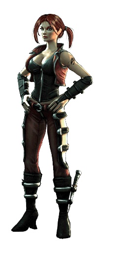 1girl 3d boots breasts female kira_(mortal_kombat) large_breasts midway_(company) mortal_kombat mortal_kombat_armageddon mortal_kombat_deception neutral official_art red_dragon_clan redhead solo