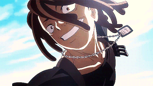 animated animated_gif black_hair blood fighting gangsta knife sword violence weapon