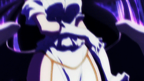 2girls albedo angry animated animated_gif black_hair demon hip_vent multiple_girls no_humans overlord_(maruyama) red_eyes shalltear_bloodfallen vampire yellow_eyes