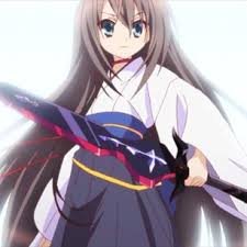 1girl androgynous gradient gradient_background kazehaya_kamito ren_ashbell seirei_tsukai_no_blade_dance solo sword trap