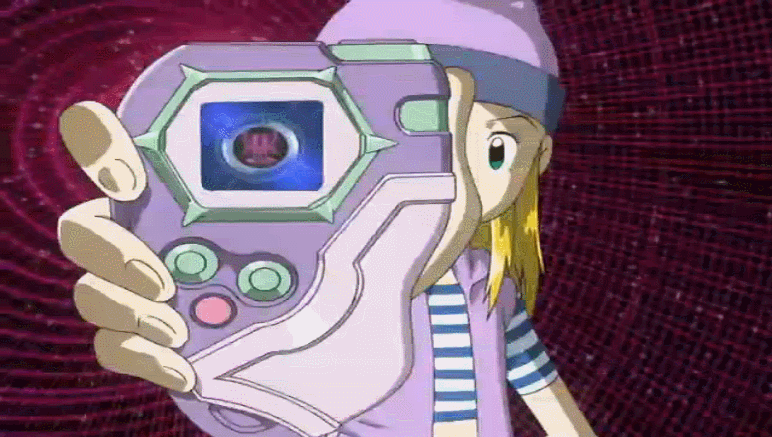 00s 1girl animated animated_gif ass barefoot blonde_hair boots breasts cleavage digimon digimon_frontier digivice facial_mark fairy fairymon female garter_belt gauntlets hair_flip hat kicking lavender_hair legs long_hair lowres midriff monster_girl navel orimoto_izumi panties shoulder_pads thigh-highs thigh_boots transformation underwear visor wings