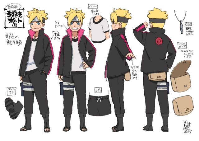 blonde_hair blue_eyes boruto:_the_movie character_sheet forehead_protector jacket naruto official_art open_clothes open_jacket simple_background spiky_hair uzumaki_boruto whiskers