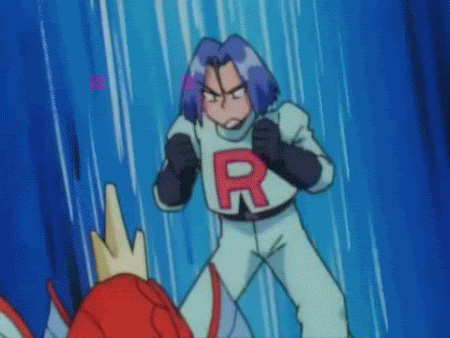 abuse animated animated_gif kicking kojirou_(pokemon) magikarp pokemon team_rocket water