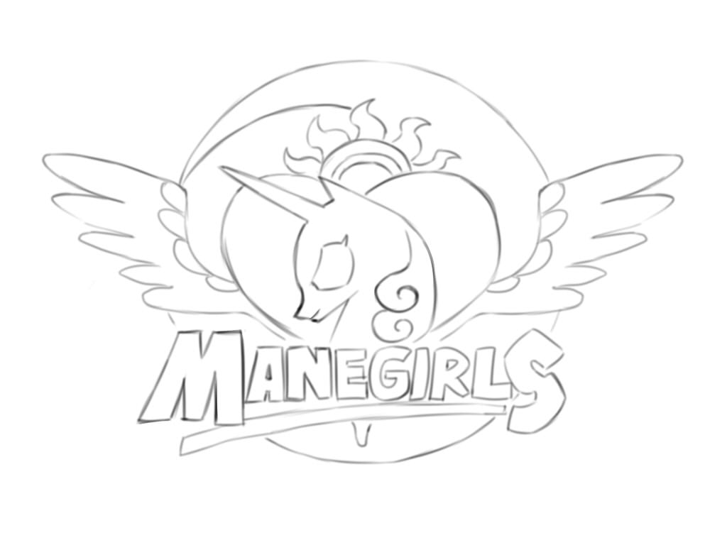 daikoku logo manegirls monochrome my_little_pony my_little_pony_friendship_is_magic