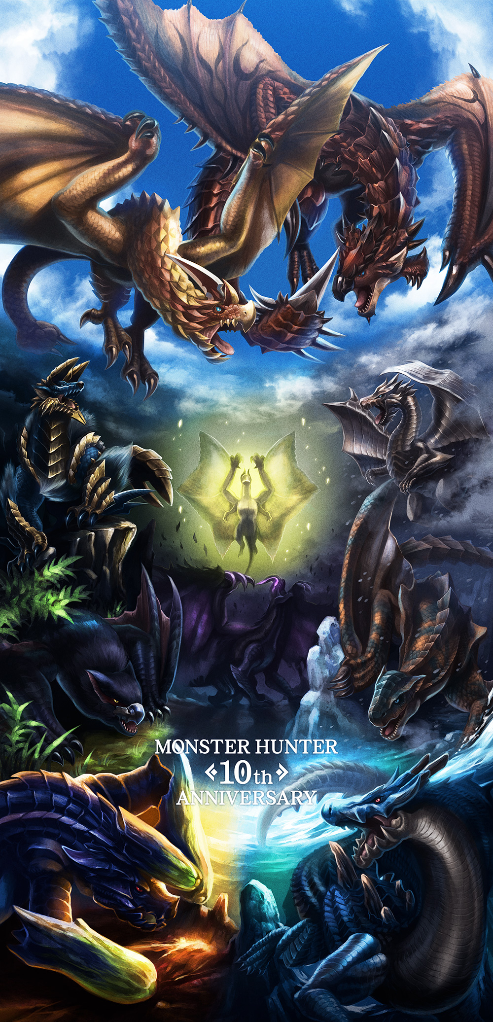 brachydios gore_magala kushala_daora lagiacrus monster_hunter nargacuga no_humans rathalos seregios shagaru_magala tigrex zinogre