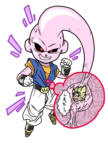 dragon_ball dragonball_z lowres majin_buu super_buu vegetto