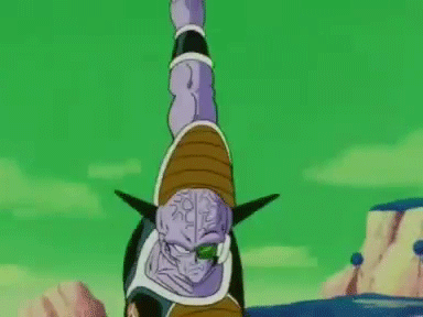 90s alien animated animated_gif captain_ginyu dancing dragon_ball dragonball_z ginyu_force horns lowres male_focus namek purple_skin scouter
