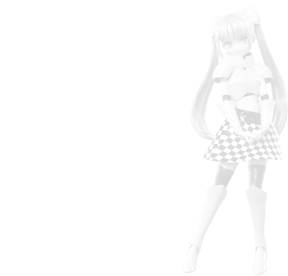 1girl artist_request female long_hair looking_at_viewer miss_monochrome miss_monochrome_(character) monochrome official_art solo standing straight_hair tied_hair transparent_background twintails very_long_hair