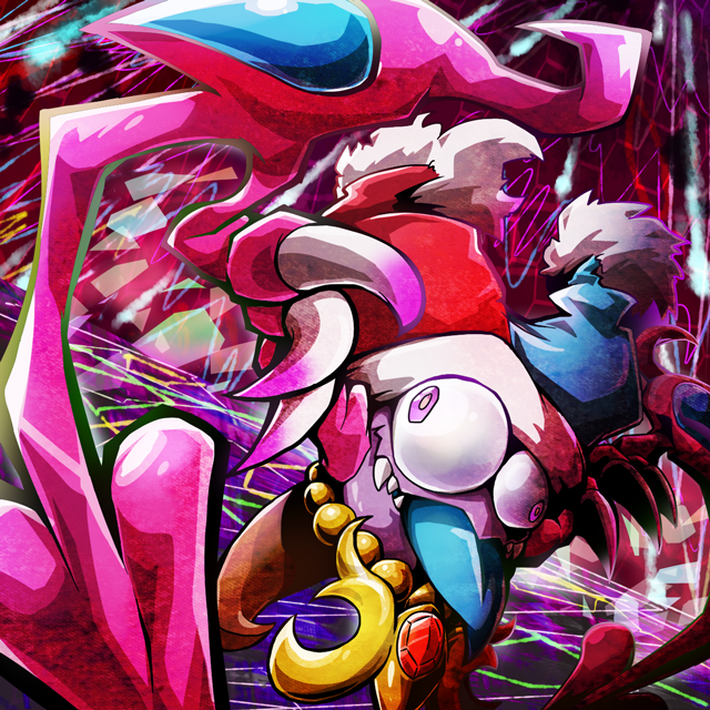 1boy claws crazy_eyes gem hat jester_cap kirby_(series) kirby_super_star kirby_super_star_ultra male_focus marx marx_soul monster nintendo solo spoilers teeth tongue tongue_out violet_eyes wings xion_(wisteria_way)
