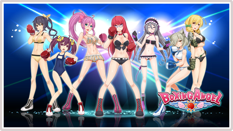 6+girls animal_ears black_hair blonde_hair boots boxing boxing_angel drill_hair glasses lingerie low_res maid multiple_girls pink_hair purple_hair redhead silver_hair swimsuit tagme underwear