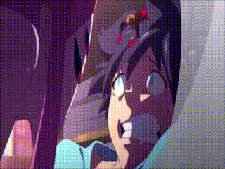 1boy 1girl animated animated_gif extra_eyes lowres me!me!me! music_video