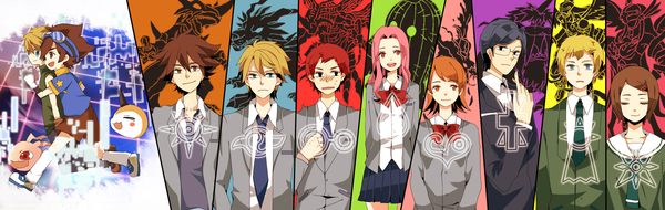 3girls 5boys blonde_hair blue_eyes digimon digimon_adventure digimon_adventure_tri. ishida_yamato izumi_koushirou kido_jou multiple_boys multiple_girls redhead tachikawa_mimi takaishi_takeru takenouchi_sora yagami_hikari yagami_taichi