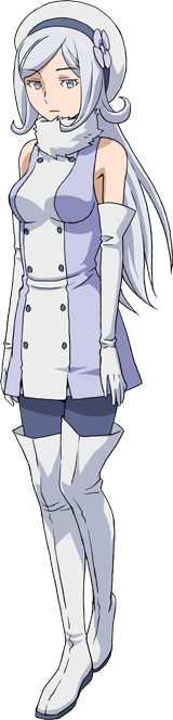 1girl aila_jyrkiainen bare_shoulders beret blue_eyes blush boots breasts elbow_gloves food gloves gundam gundam_build_fighters hat long_hair pantyhose silver_hair solo thigh-highs thigh_boots