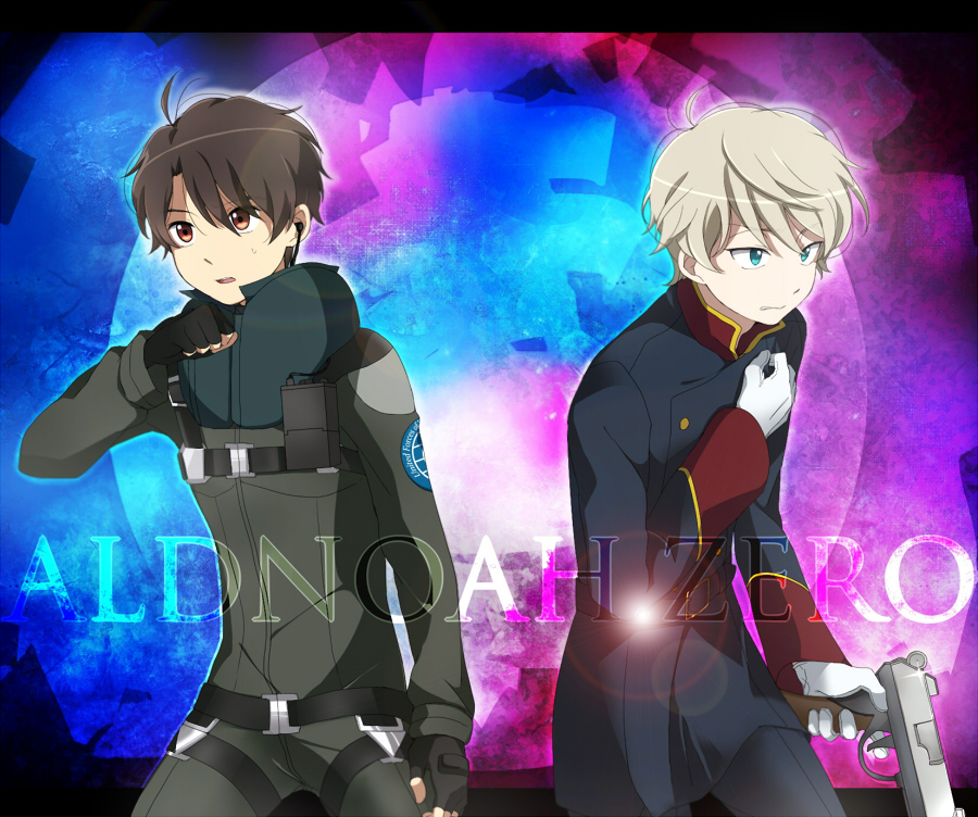 2boys aldnoah.zero aohane_riko child kaizuka_inaho male_focus multiple_boys slaine_troyard