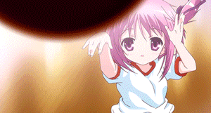 1girl animated animated_gif basketball child kagami_taiga kuroko_no_basuke lowres minato_tomoka multiple_boys pink_hair redhead rou-kyuu-bu!