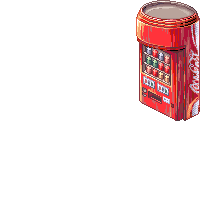 1boy 1girl animated animated_gif champion coca-cola drooling falling high_priest lowres ragnarok_online vending_machine you_gonna_get_raped