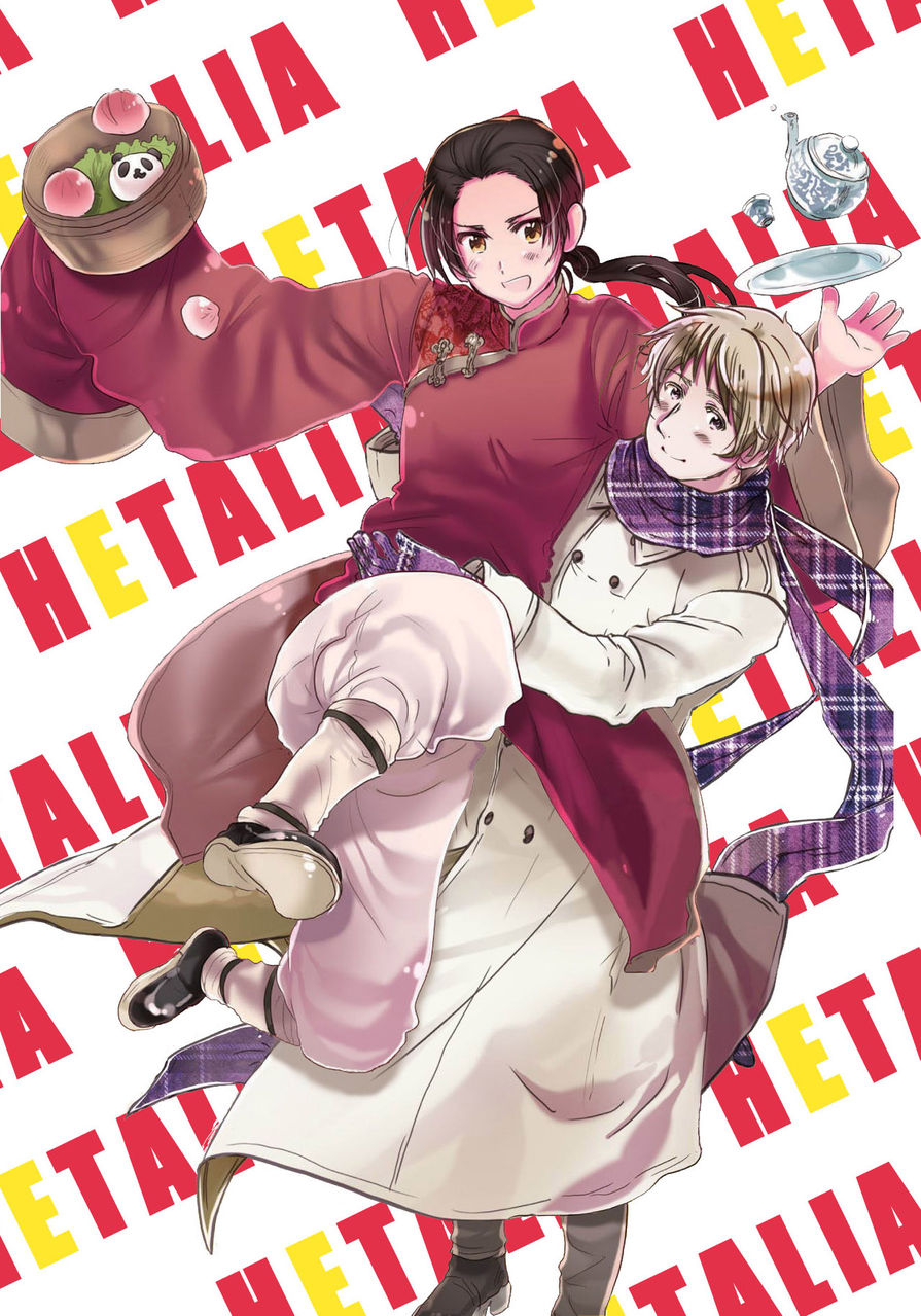 2boys axis_powers_hetalia china_(hetalia) chinese_clothes highres male_focus multiple_boys russia_(hetalia)