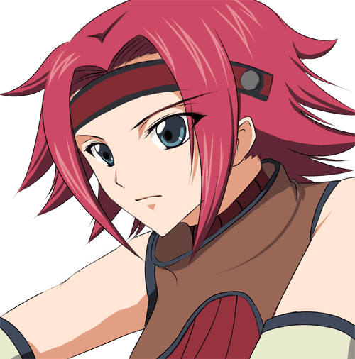 1girl code_geass kallen_stadtfeld redhead render ryuushou sleeveless sleeveless_turtleneck solo transparent_background turtleneck