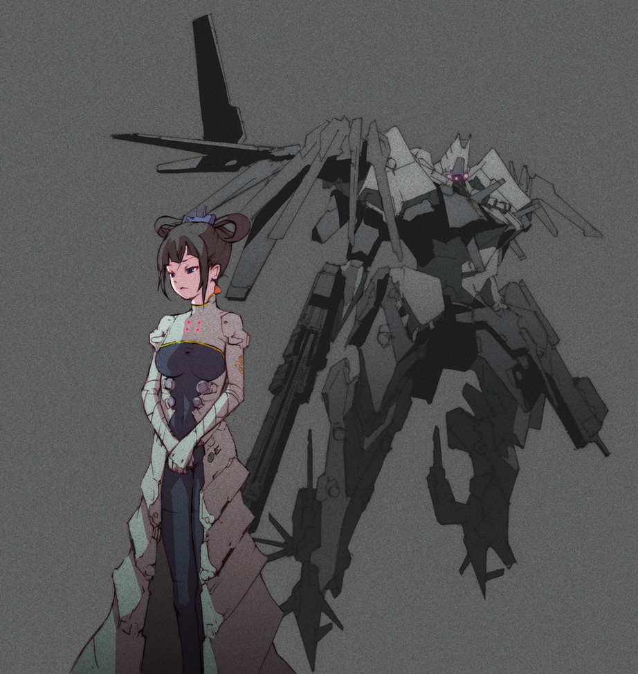 ambient armored_core armored_core:_for_answer distortion ecm_emitter energy_gun from_software inawata laser_rifle lilium_wolcott mecha radar science_fiction uniform weapon