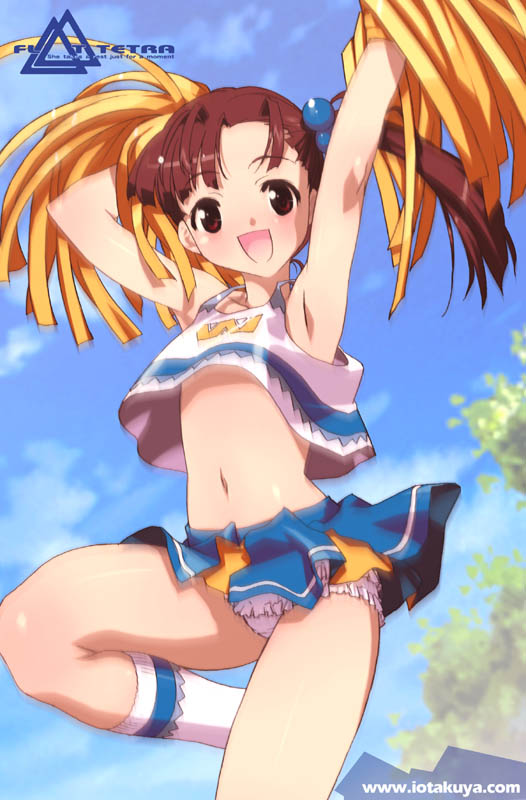 cheerleader frilled_panties frills io_takuya panties underwear