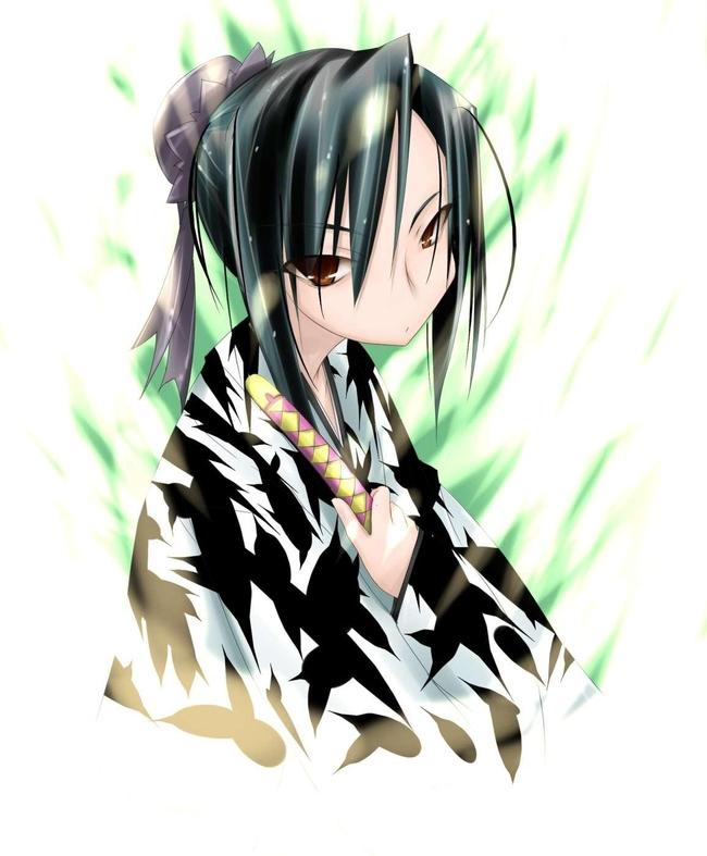 black_hair bleach brown_eyes bun_cover hair_bun hinamori_momo japanese_clothes katana kimono sword weapon