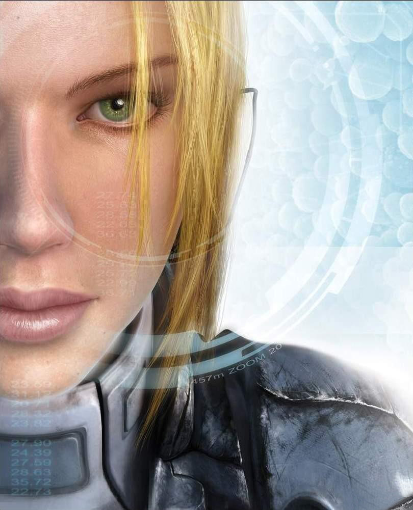 1girl 3d armor blonde_hair face green_eyes lips nova_(starcraft) november_terra power_armor solo starcraft terran terran_ghost